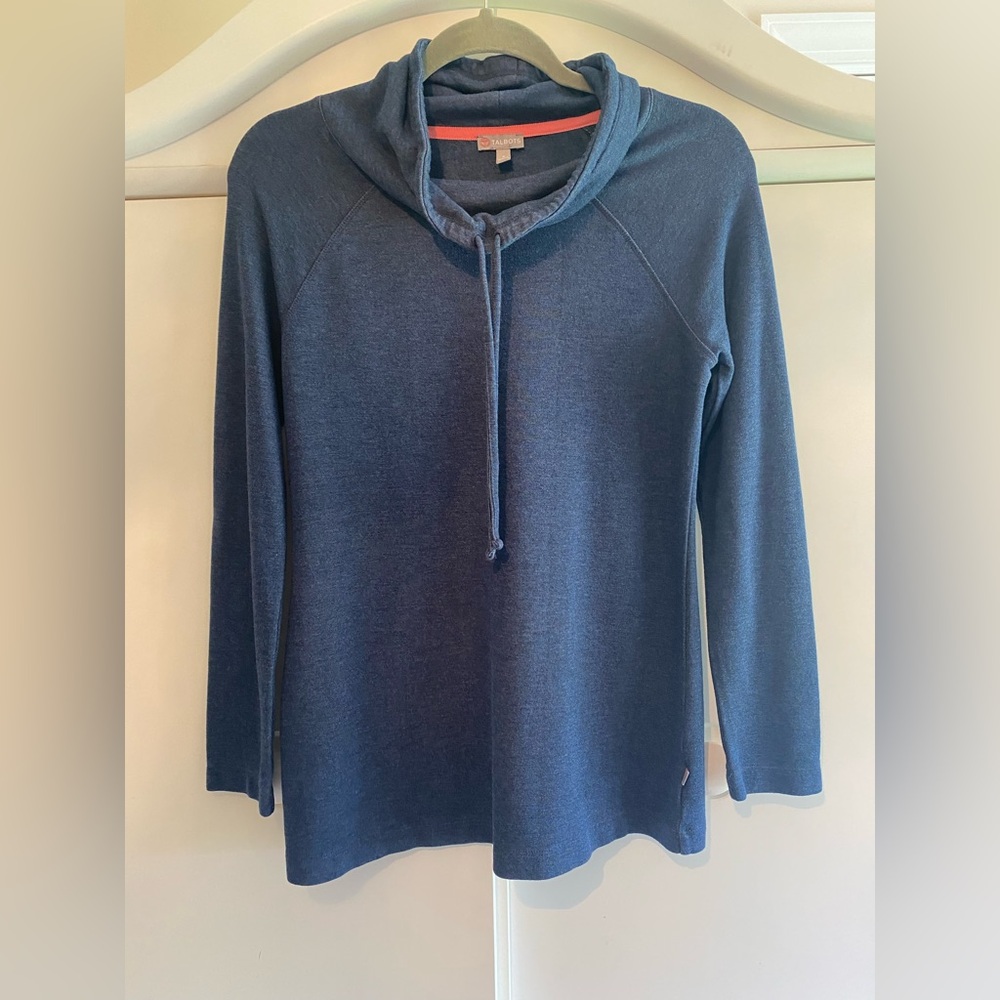 Talbots Indigo Blue Hoodie Sweatshirt pullover